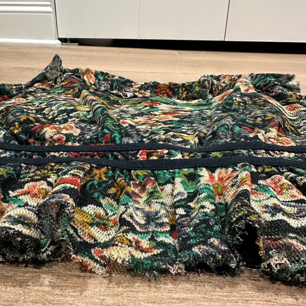 Free People Multicolor Floral Ruffle Top - Picture 6 of 6